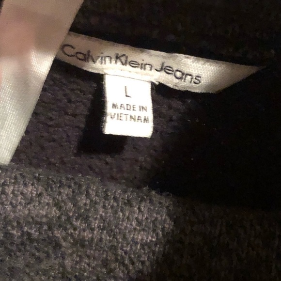 Calvin Klein size large sweatshirt funnel neck sweatshirt - Picture 3 of 13